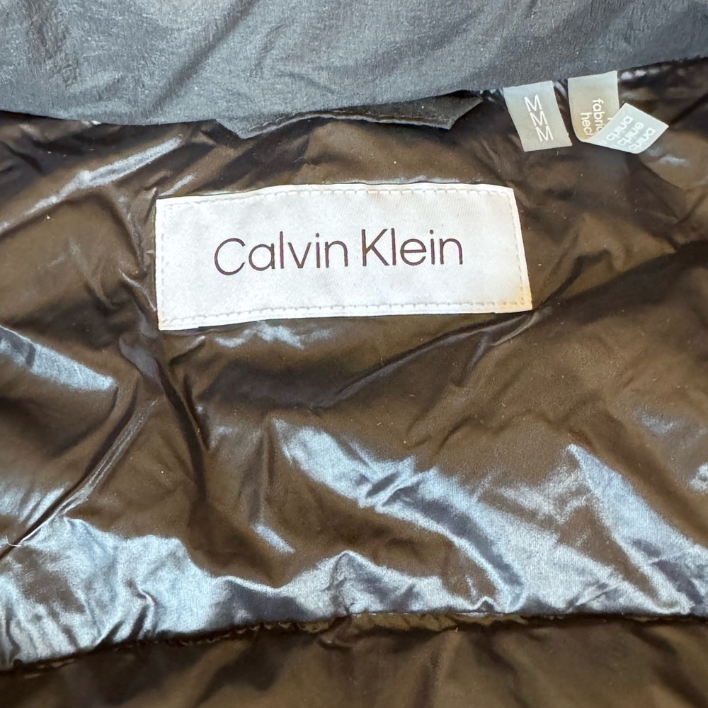 Calvin Klein Women’s Quilted Hooded Jacket – Black, Size M - Picture 4 of 4